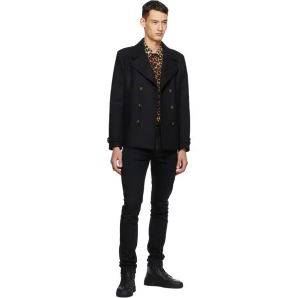 Saint Laurent Silk Leopard Print Shirt NWT - Picture 11 of 11